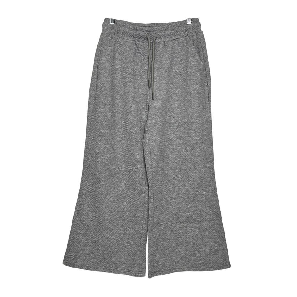 Vervet Wide Leg Pants Women’s Small Gray Drawstring Lounge NWT